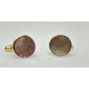 Mother of Pearl Gold Filled CORRECT QUALITY Vintage Cuff Links